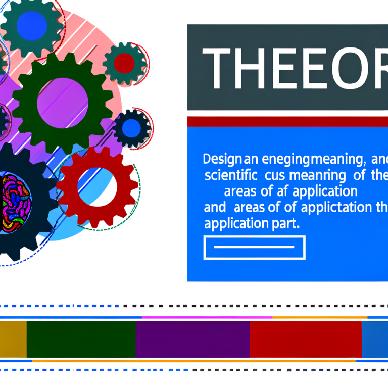 Teori: Bilimsel Anlamı ve Uygulama Alanları